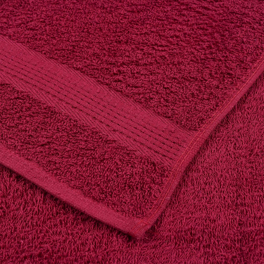 Ručnici za pranje FROGN 10 kom bordo 30x30 cm 360 g/m²