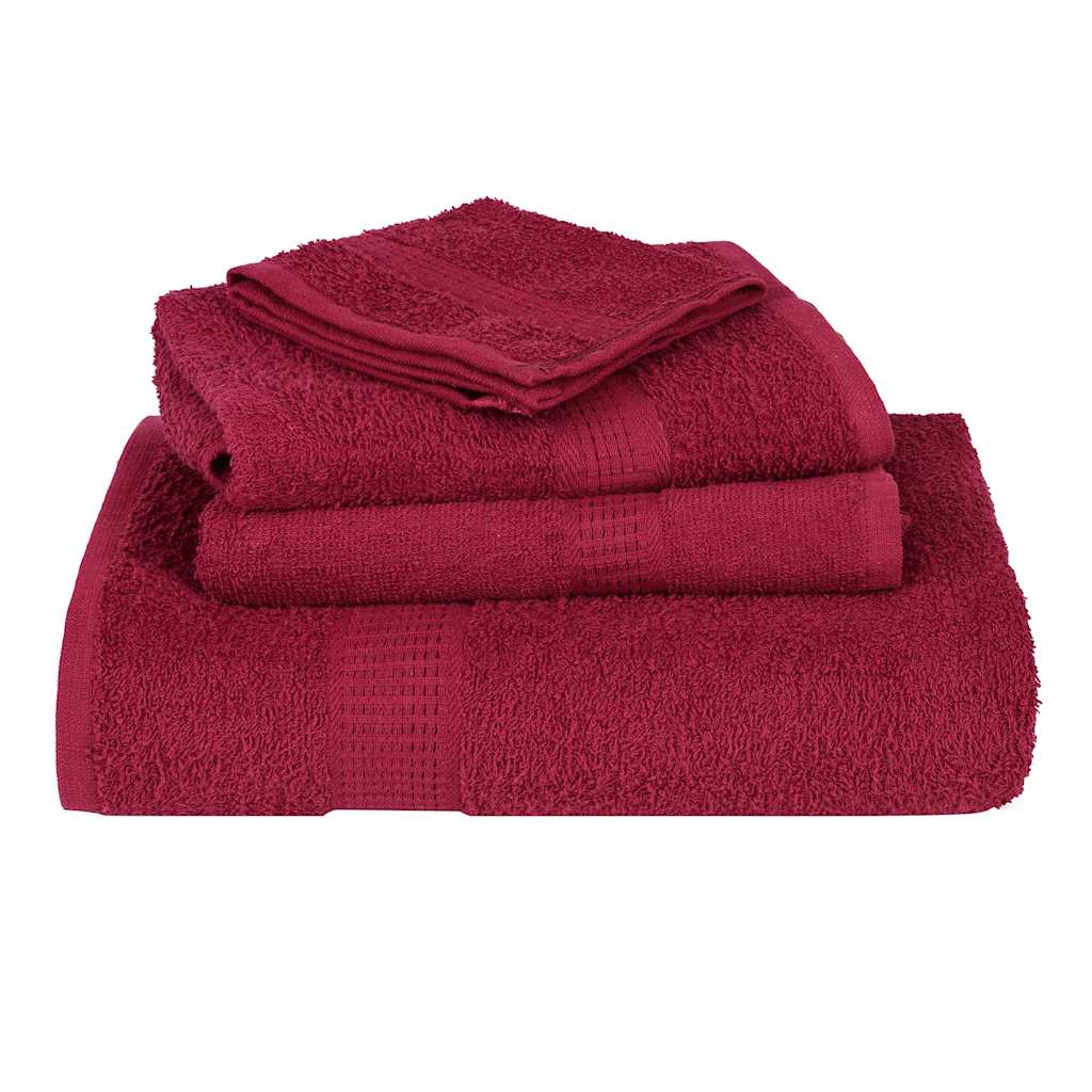 Ručnici za goste FROGN 4 kom. Bordo 30x50 cm 360 g/m²