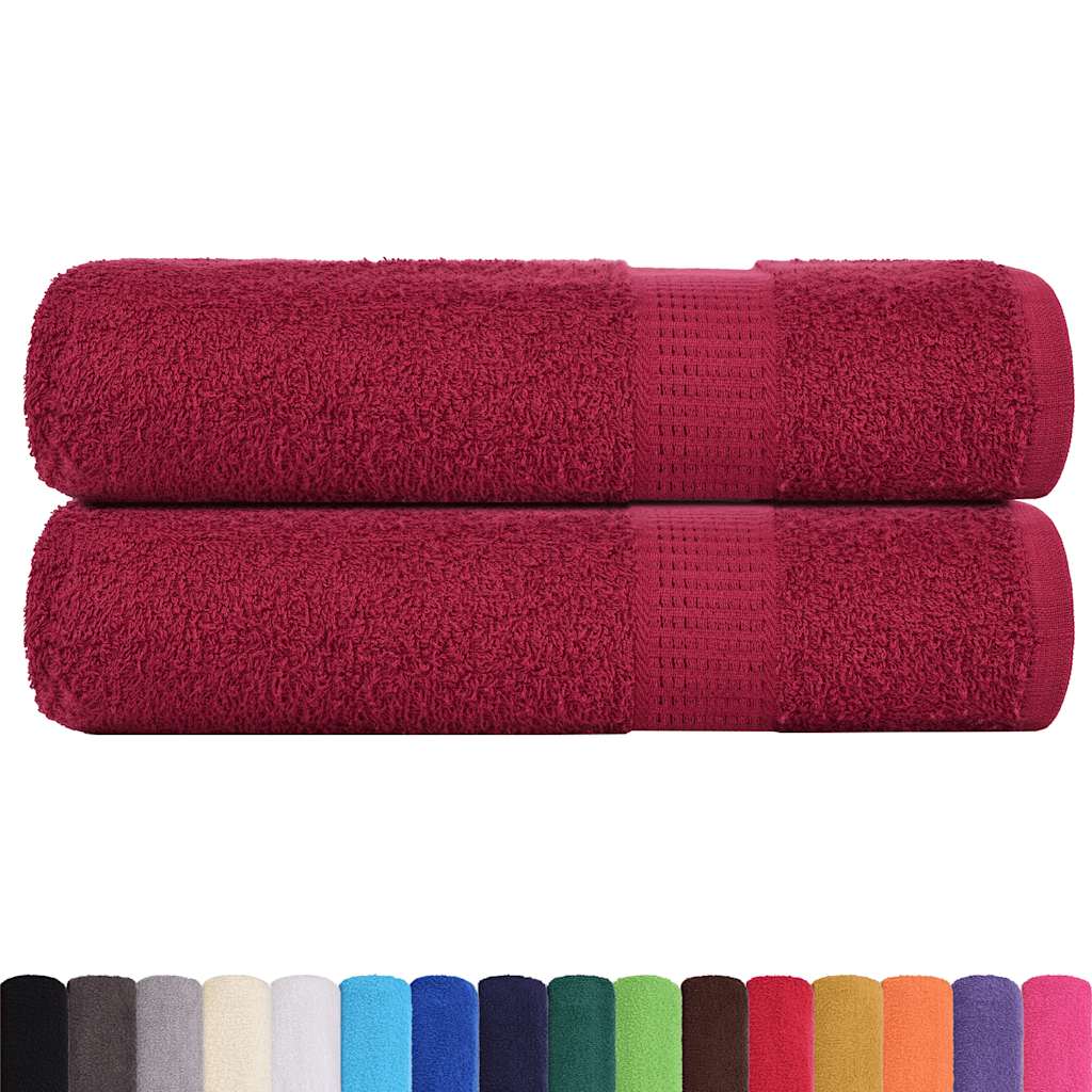 Ručnici za ruke FROGN 2 kom. Bordo 50x100 cm 360 g/m²