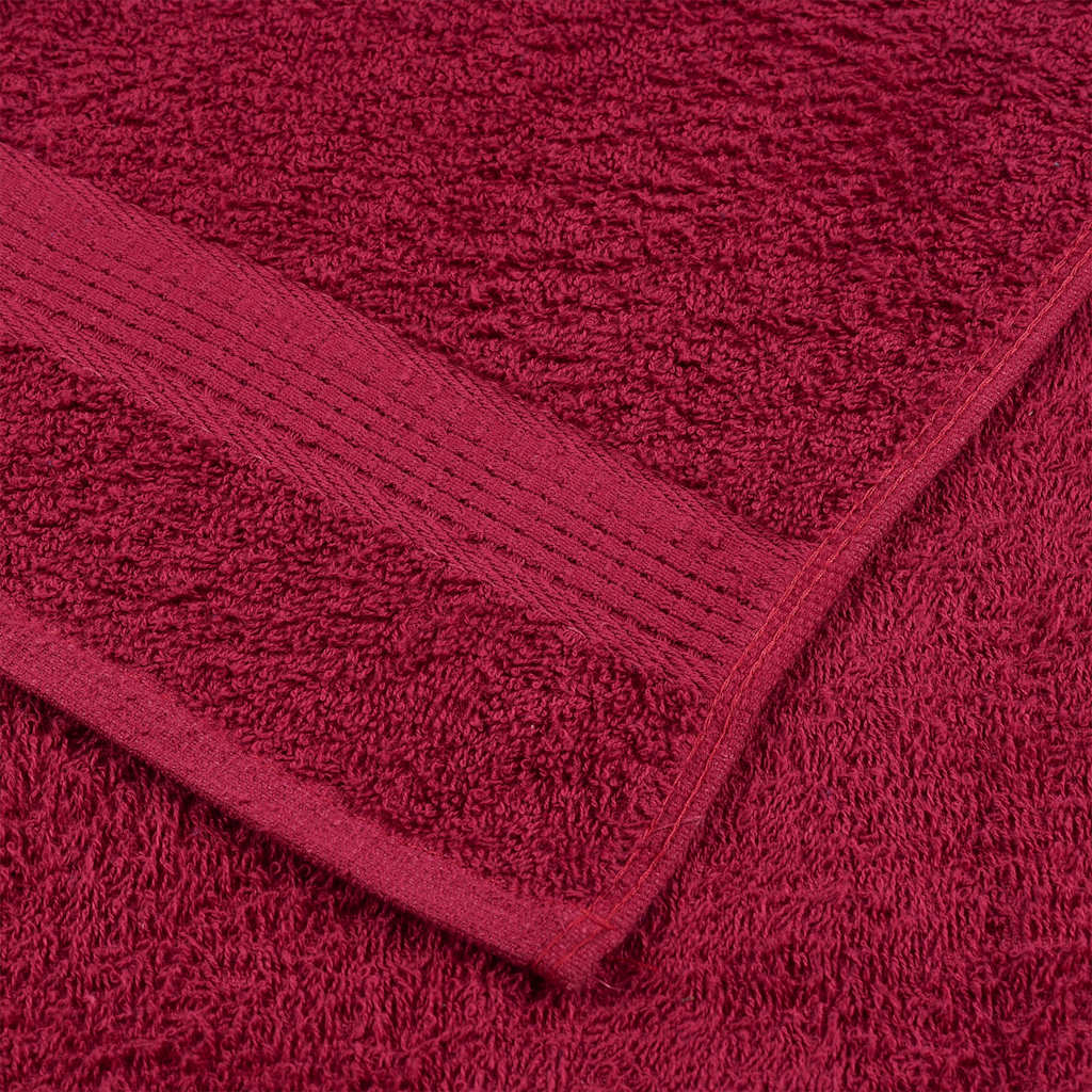 Ručnici za tuširanje FROGN 4 kom bordo 70x140 cm 360 g/m²