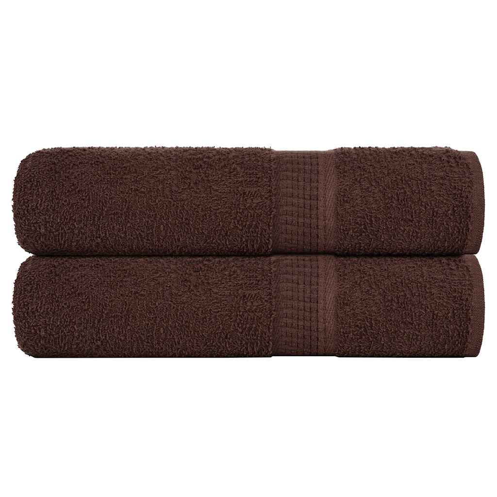 Ručnici za tuširanje FROGN 2 kom. Smeđi 70x140 cm 360 g/m²