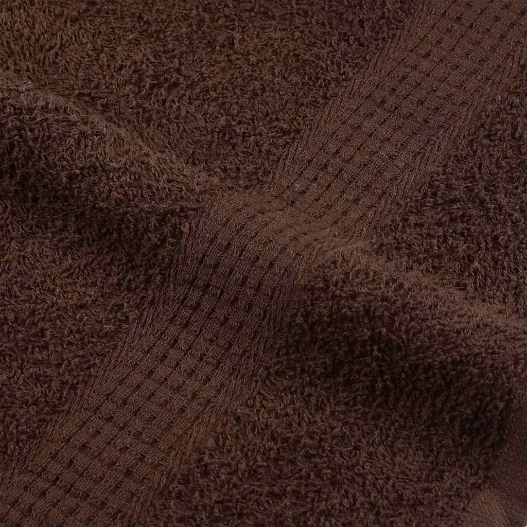 Ručnici FROGN 10 kom smeđi 100x200 cm 360 g/m²