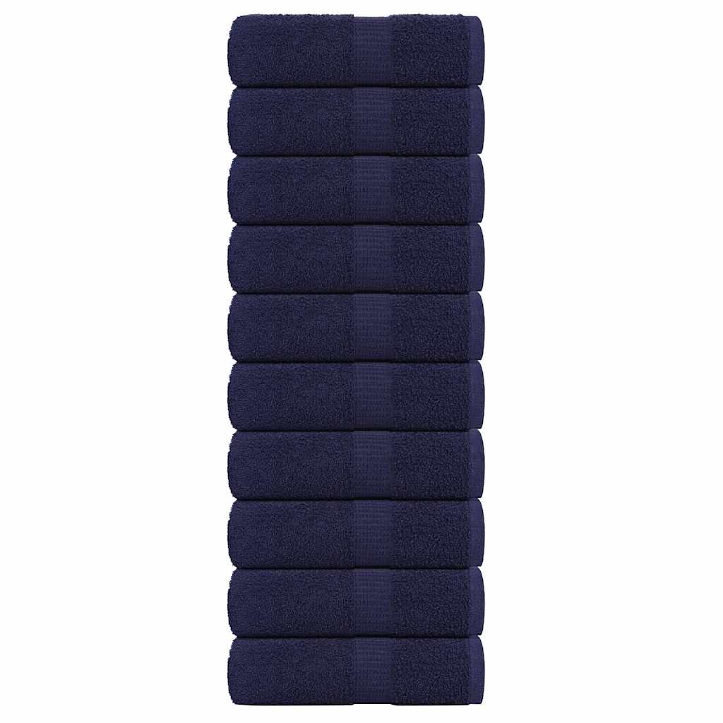 Ručnici za pranje FROGN 10 kom tamnoplave boje 30x30 cm 360 g/m²