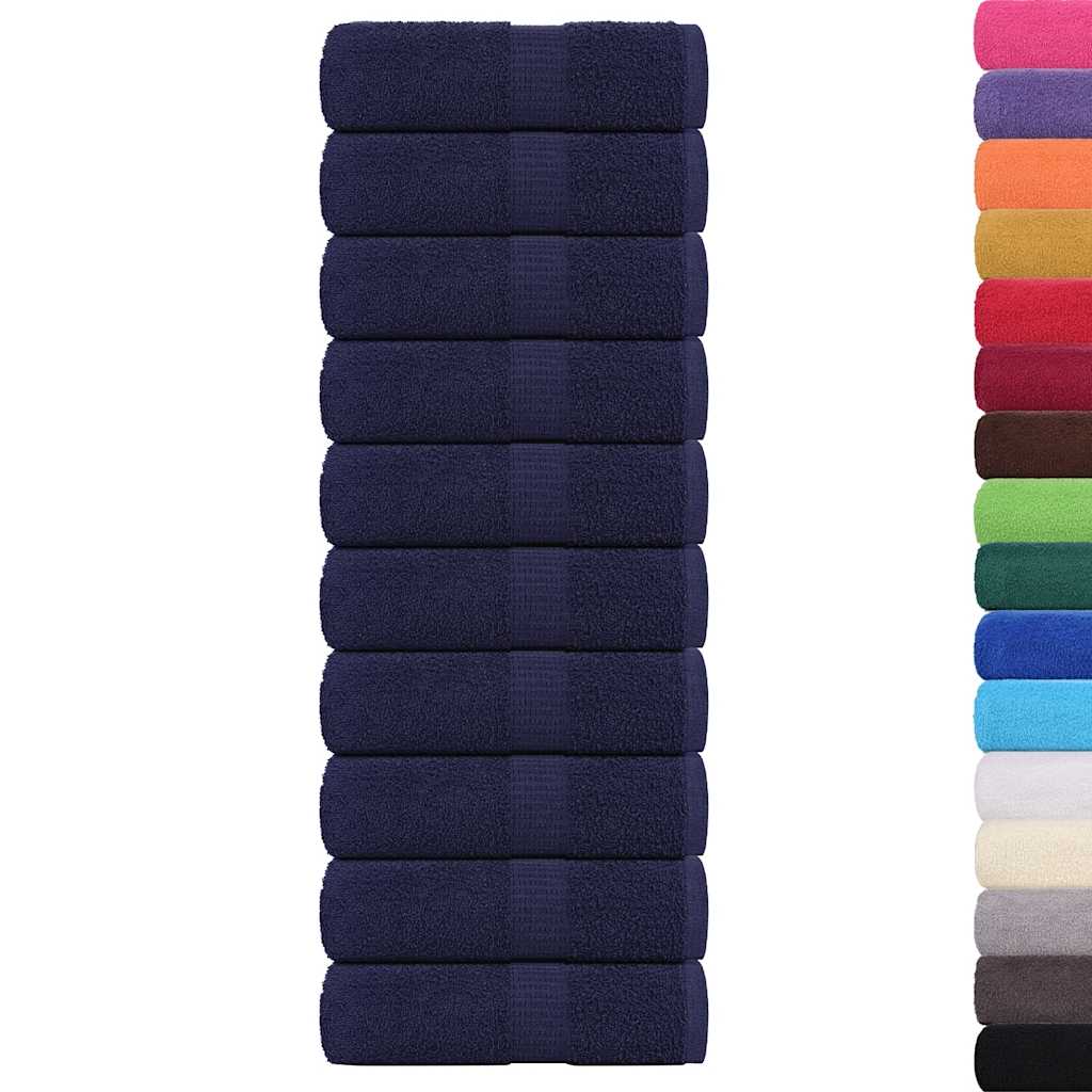 Ručnici za pranje FROGN 10 kom tamnoplave boje 30x30 cm 360 g/m²