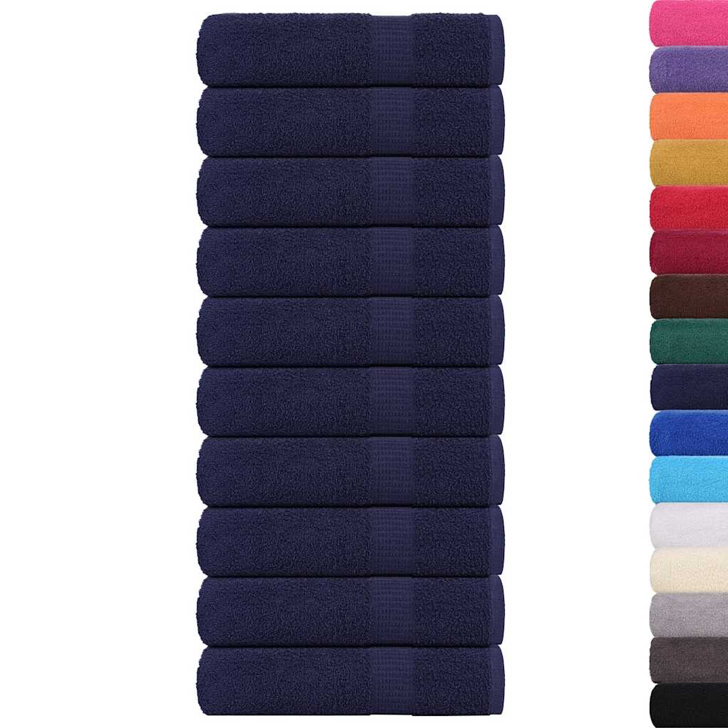 Ručnici za ruke FROGN 10 kom tamnoplavi 50x100 cm 360 g/m²