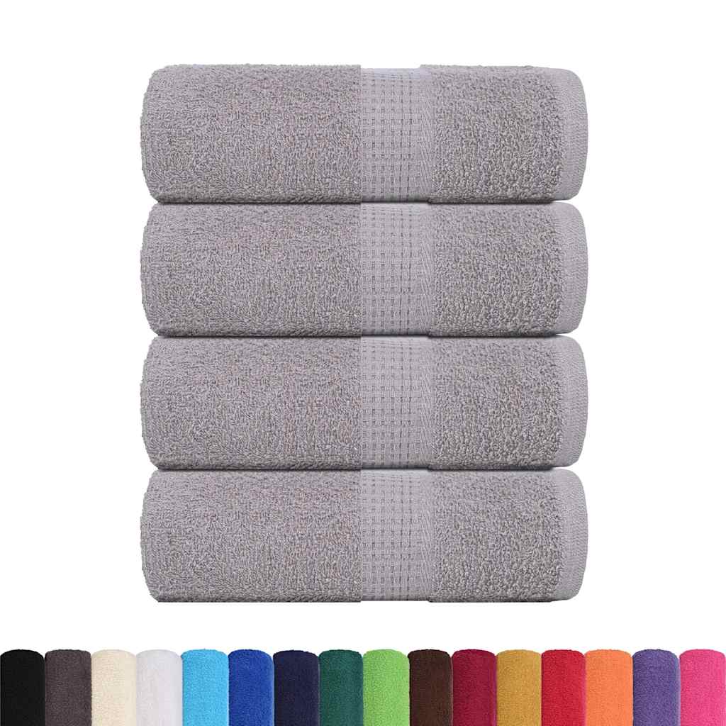 Ručnici za pranje FROGN 4 kom. sive 30x30 cm 360 g/m²