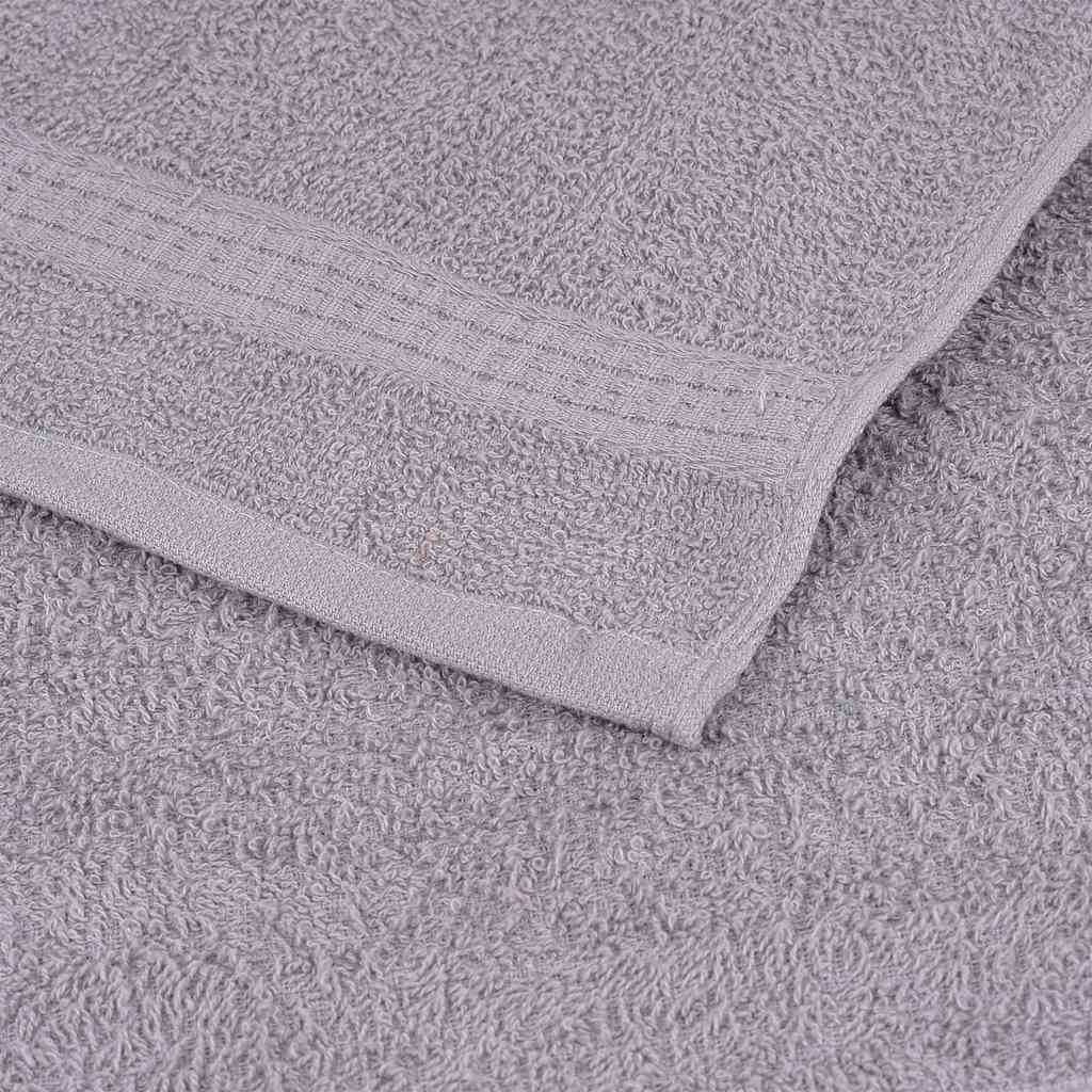 Ručnici za goste FROGN 10 kom. sivi 30x50 cm 360 g/m²