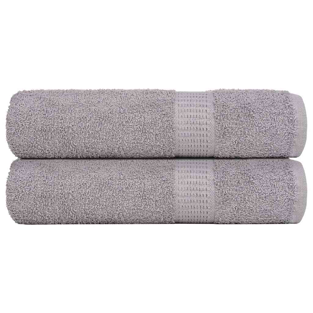 Ručnici za ruke FROGN 2 kom. sivi 50x100 cm 360 g/m²