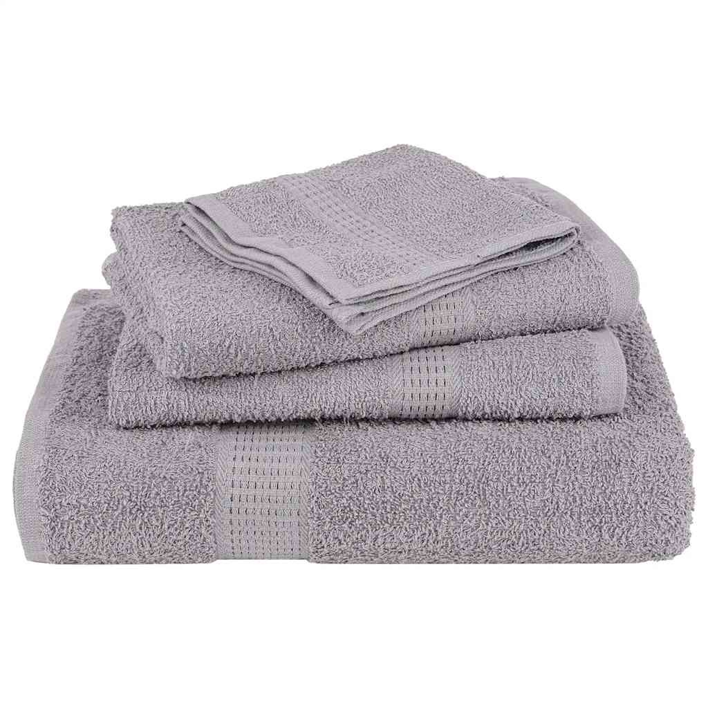 Ručnici za ruke FROGN 2 kom. sivi 50x100 cm 360 g/m²