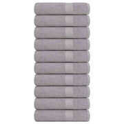 Ručnici za ruke FROGN 10 kom sivi 50x100 cm 360 g/m²