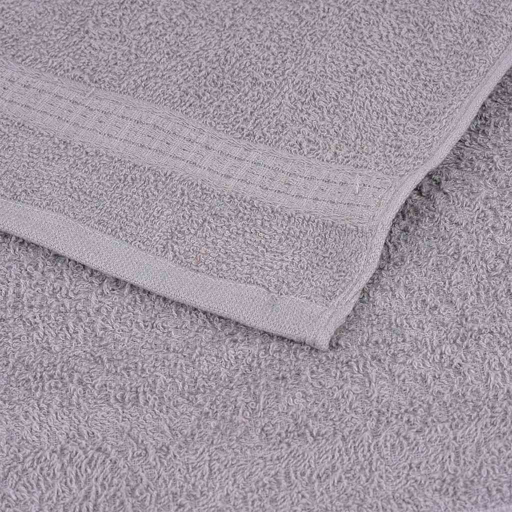 Ručnici za ruke FROGN 10 kom sivi 50x100 cm 360 g/m²