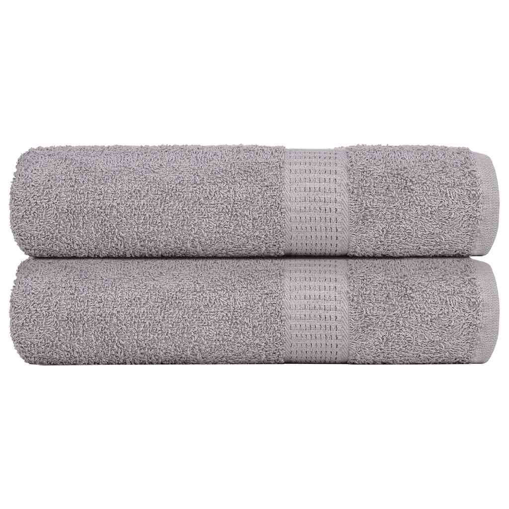 Ručnici za kupanje FROGN 2 kom sivi 100x150 cm 360 g/m²