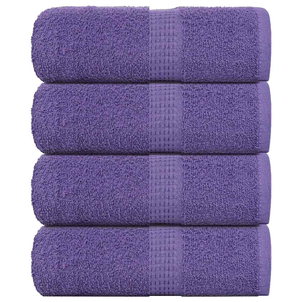 Ručnici za pranje FROGN 4 kom. ljubičaste 30x30 cm 360 g/m²