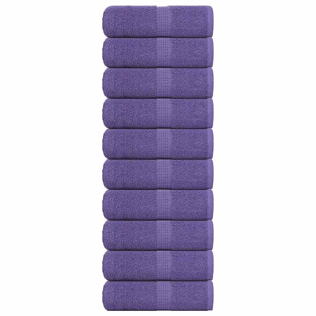 Ručnici za pranje FROGN 10 kom ljubičaste 30x30 cm 360 g/m²