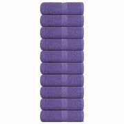Ručnici za pranje FROGN 10 kom ljubičaste 30x30 cm 360 g/m²