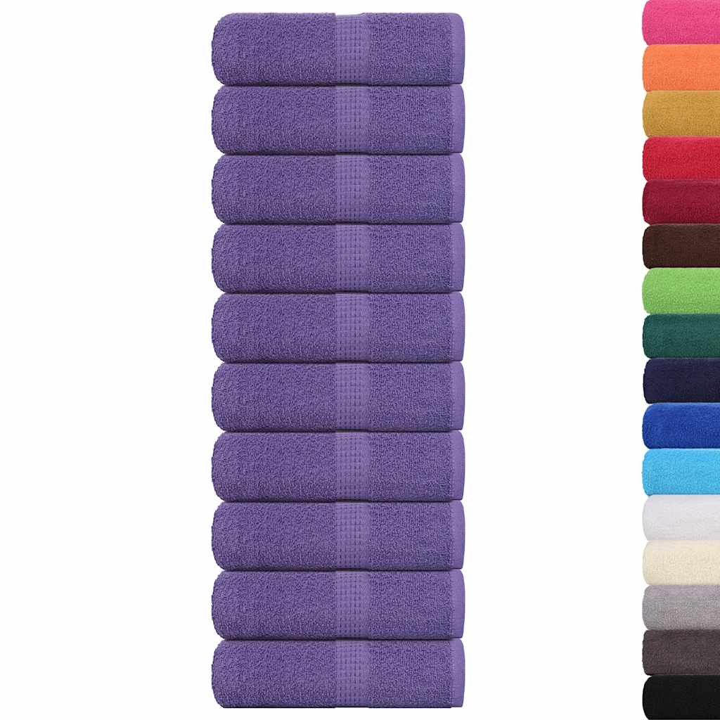 Ručnici za pranje FROGN 10 kom ljubičaste 30x30 cm 360 g/m²