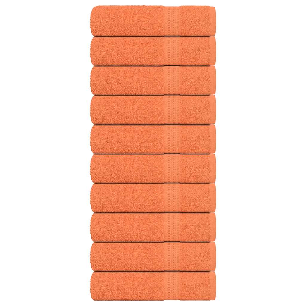 Ručnici za kupanje FROGN 10 kom narančasti 100x150 cm 360 g/m²