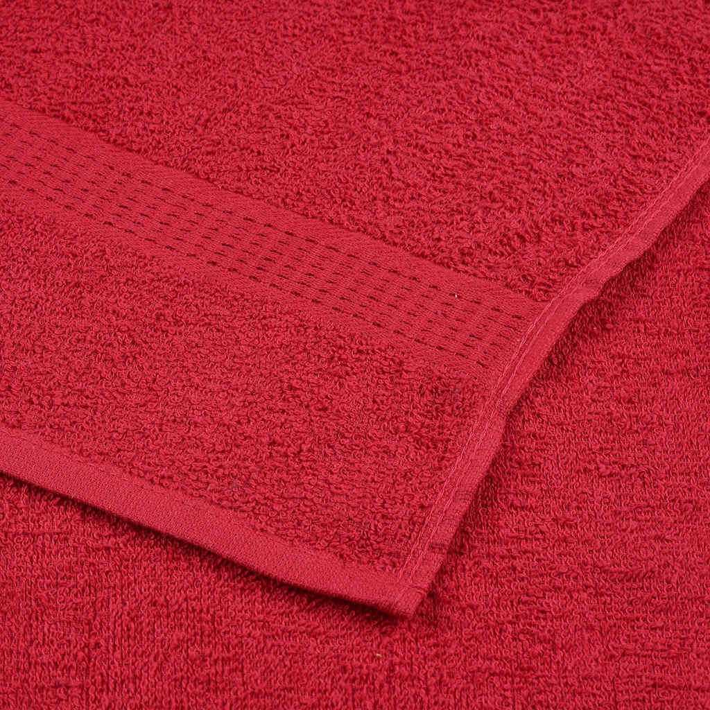 Ručnici za kupanje FROGN 4 kom crveni 100x150 cm 360 g/m²