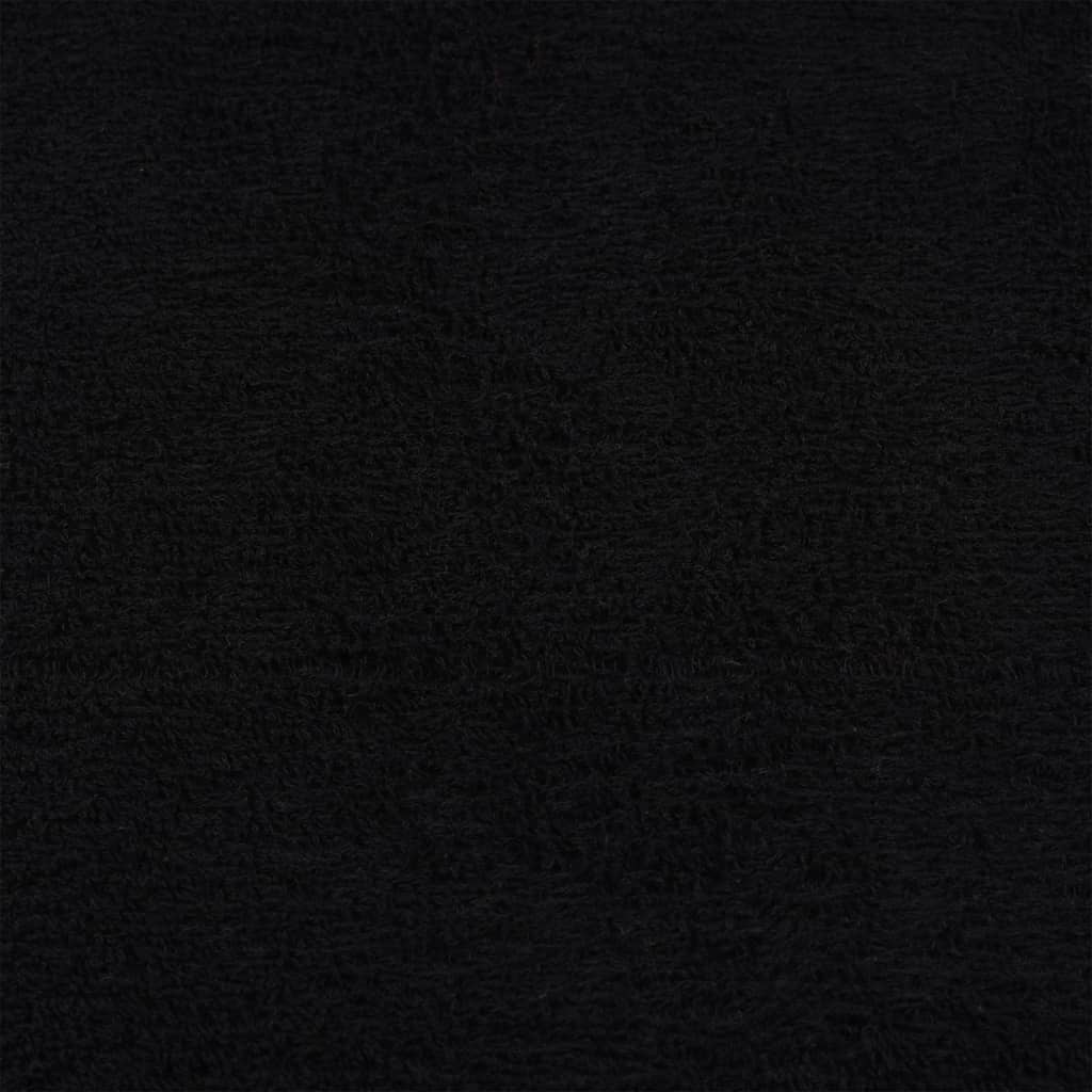 Ručnici za pranje FROGN 2 kom. Crne 30x30 cm 360 g/m²