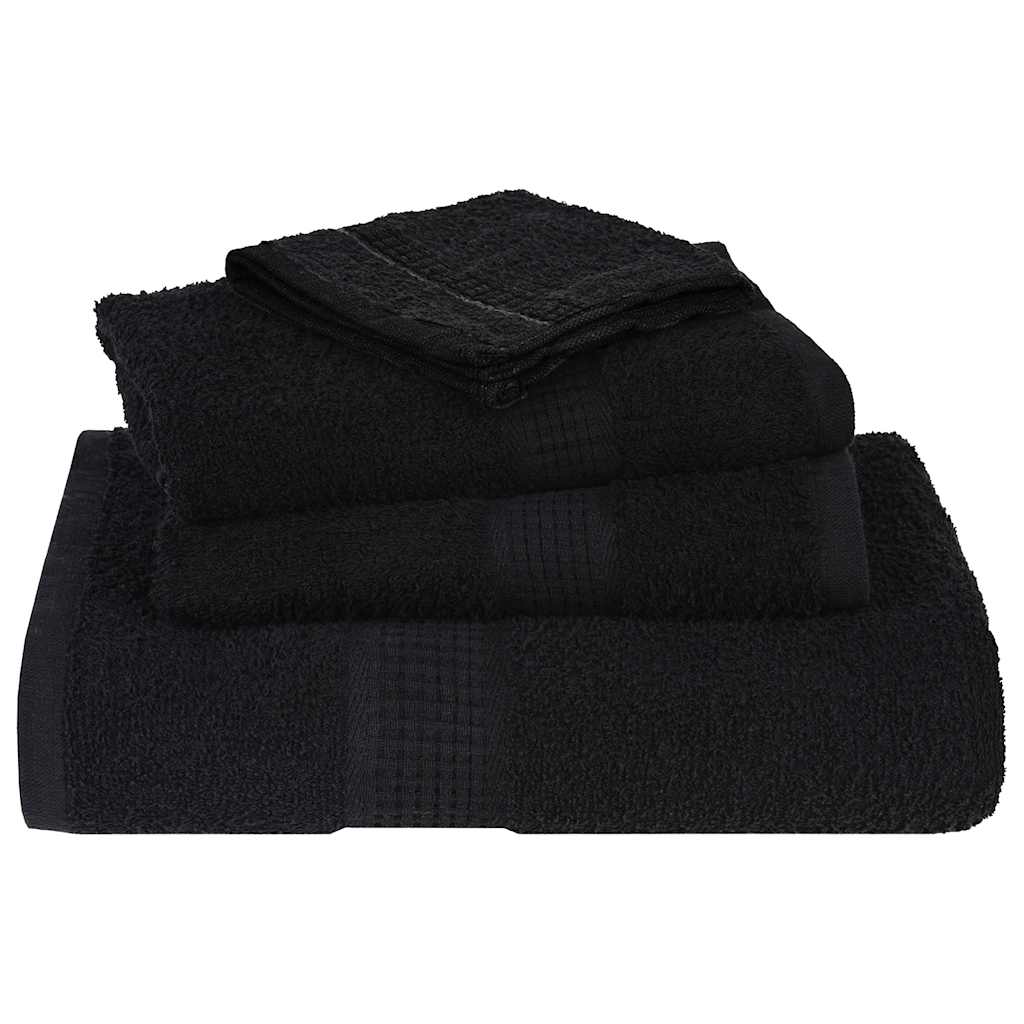Ručnici za goste FROGN 2 kom. Crni 30x50 cm 360 g/m²