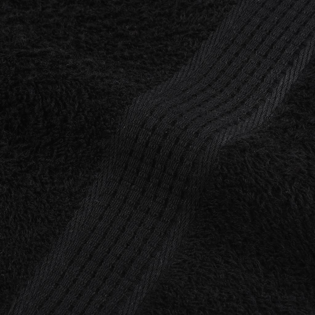Ručnici za goste FROGN 10 kom. Crni 30x50 cm 360 g/m²