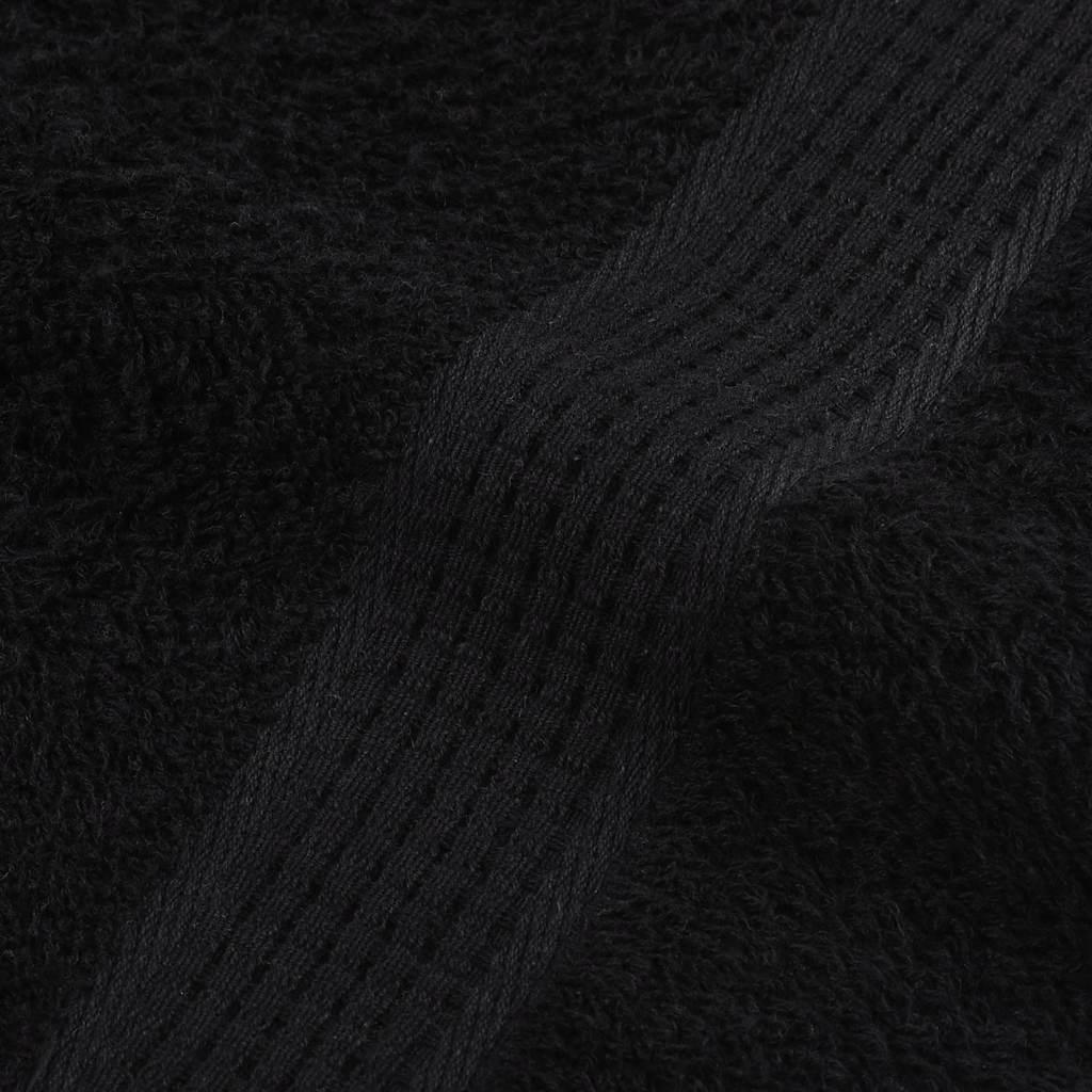 Ručnici FROGN 2 kom crni 100x200 cm 360 g/m²