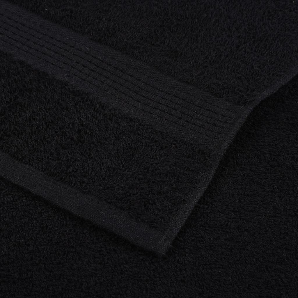 Ručnici FROGN 4 kom crni 100x200 cm 360 g/m²