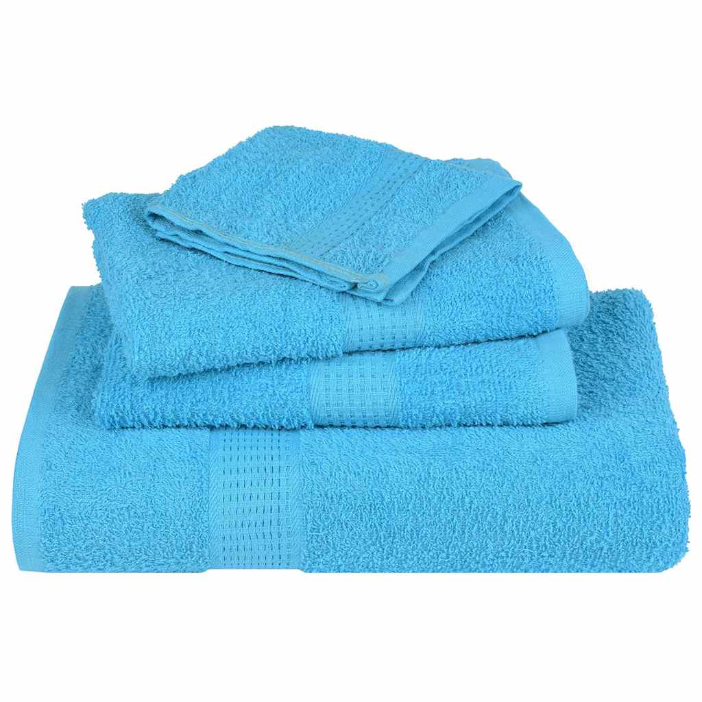 Ručnici za pranje FROGN 4 kom. tirkizne 30x30 cm 360 g/m²