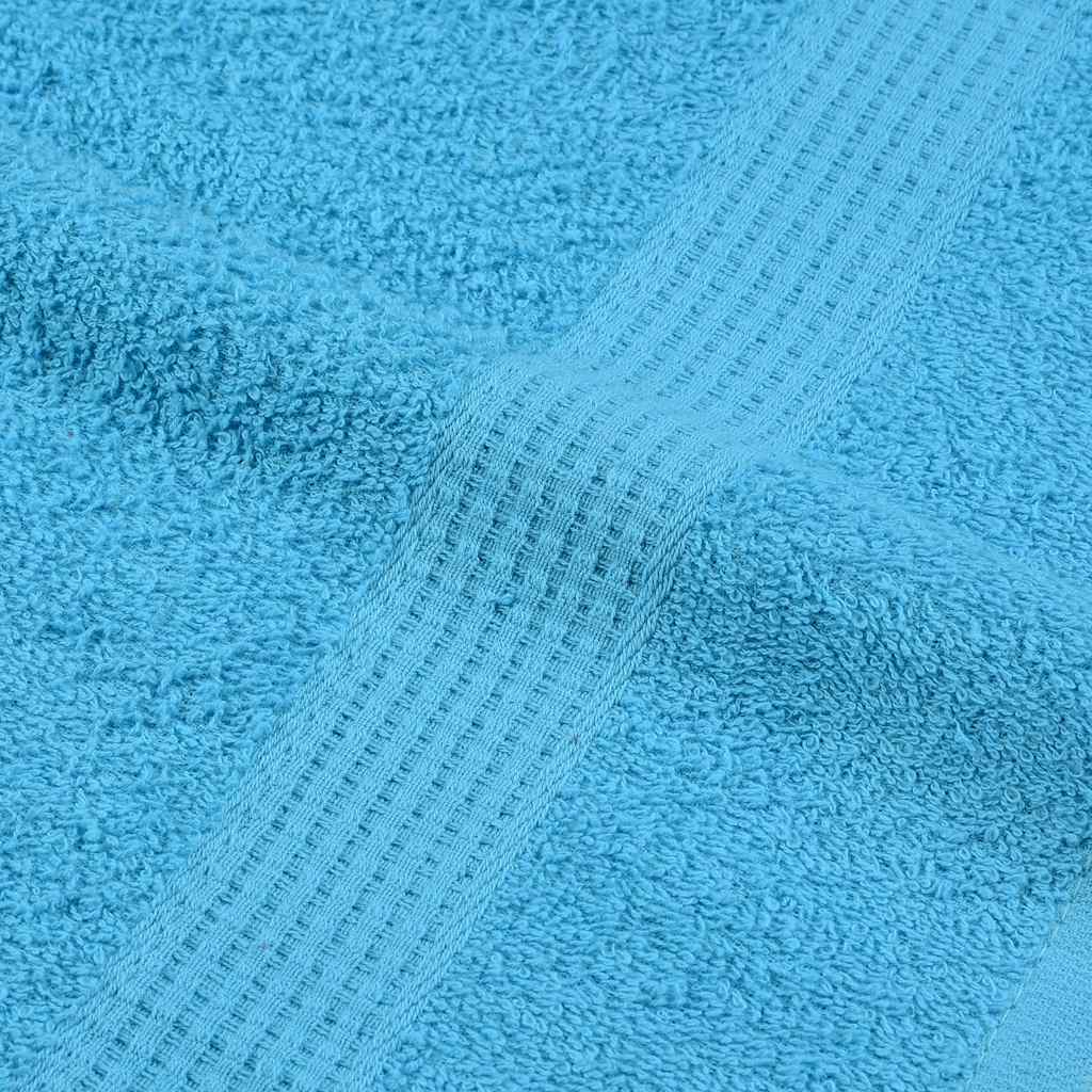 Ručnici za kupanje FROGN 10 kom tirkizni 100x150 cm 360 g/m²