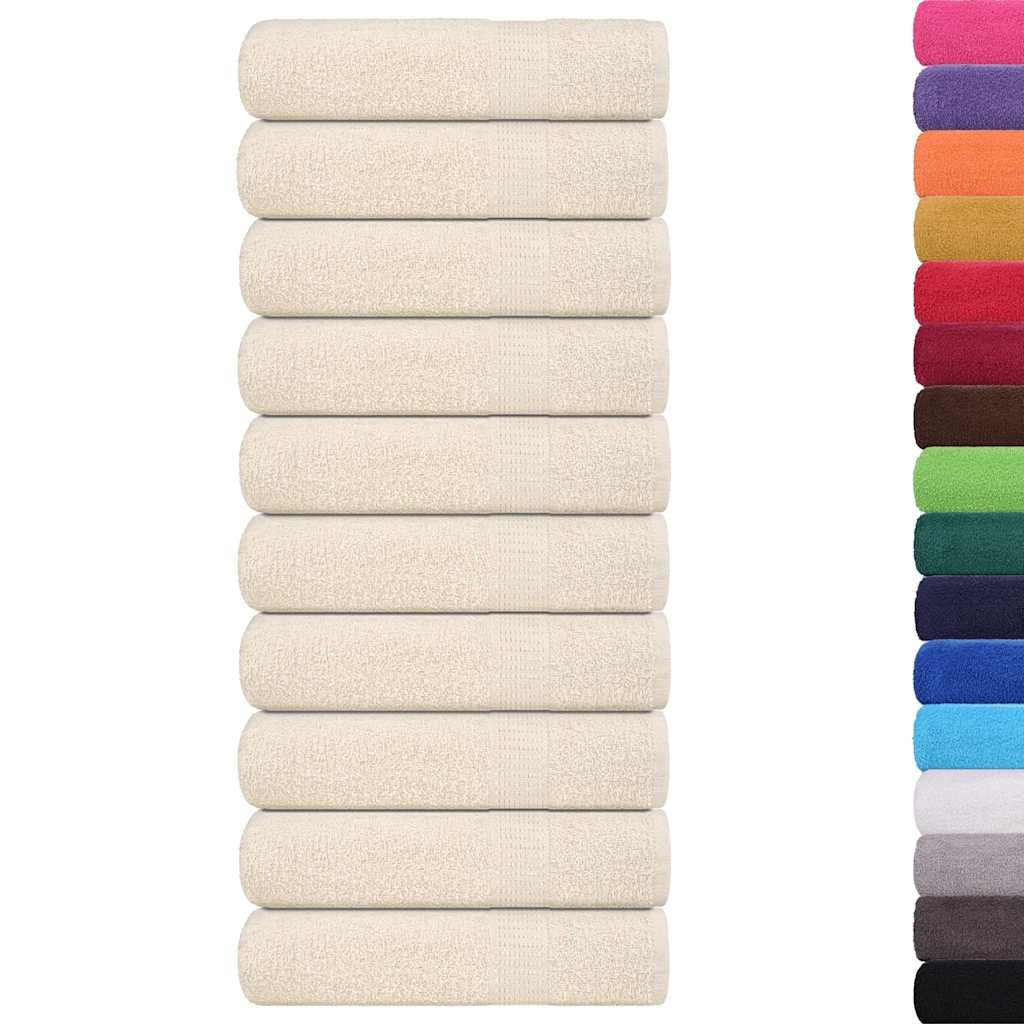 Ručnici za kupanje FROGN 10 kom krem 100x150 cm 360 g/m²
