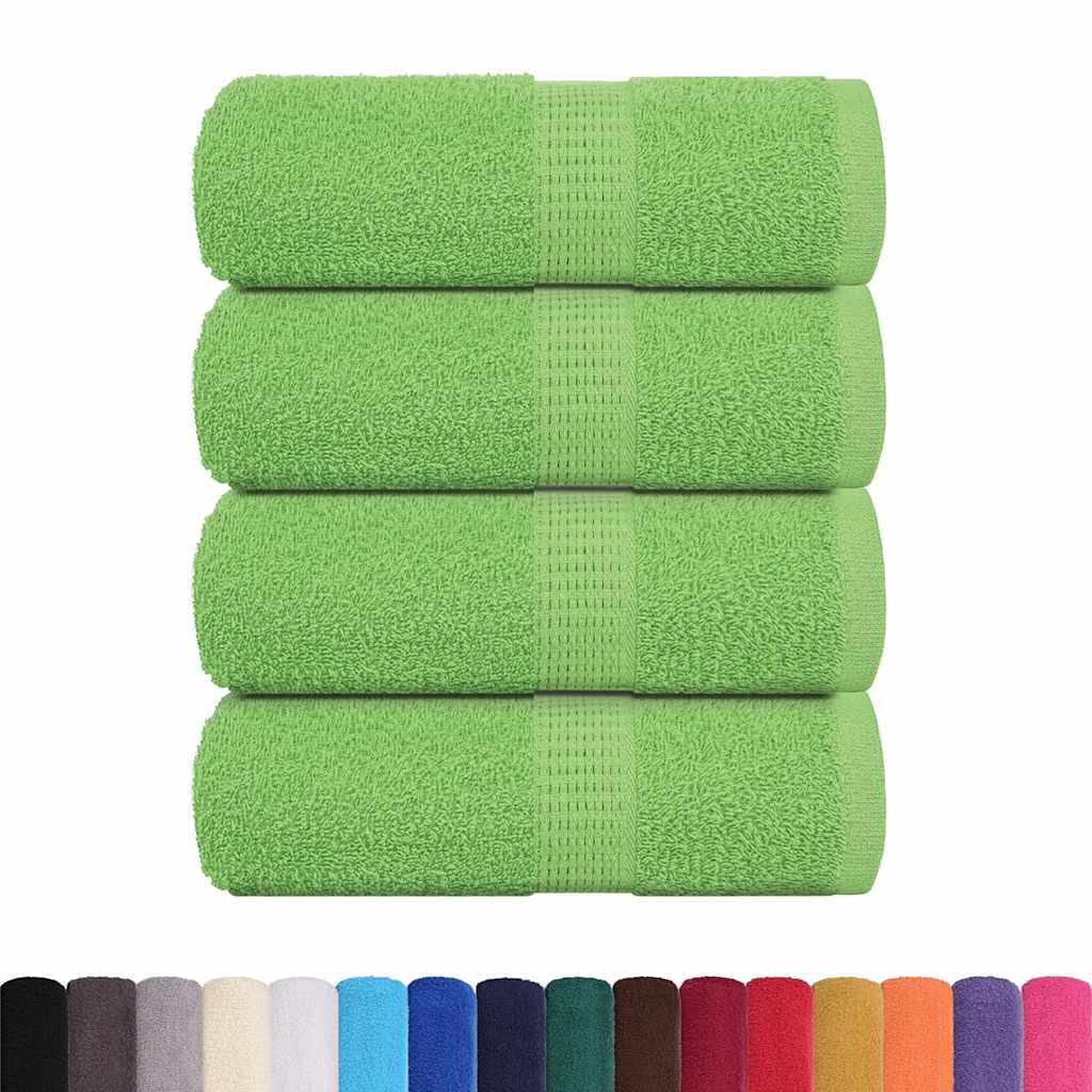 Ručnici za pranje FROGN 4 kom. jabukasto zelene 30x30 cm 360 g/m²