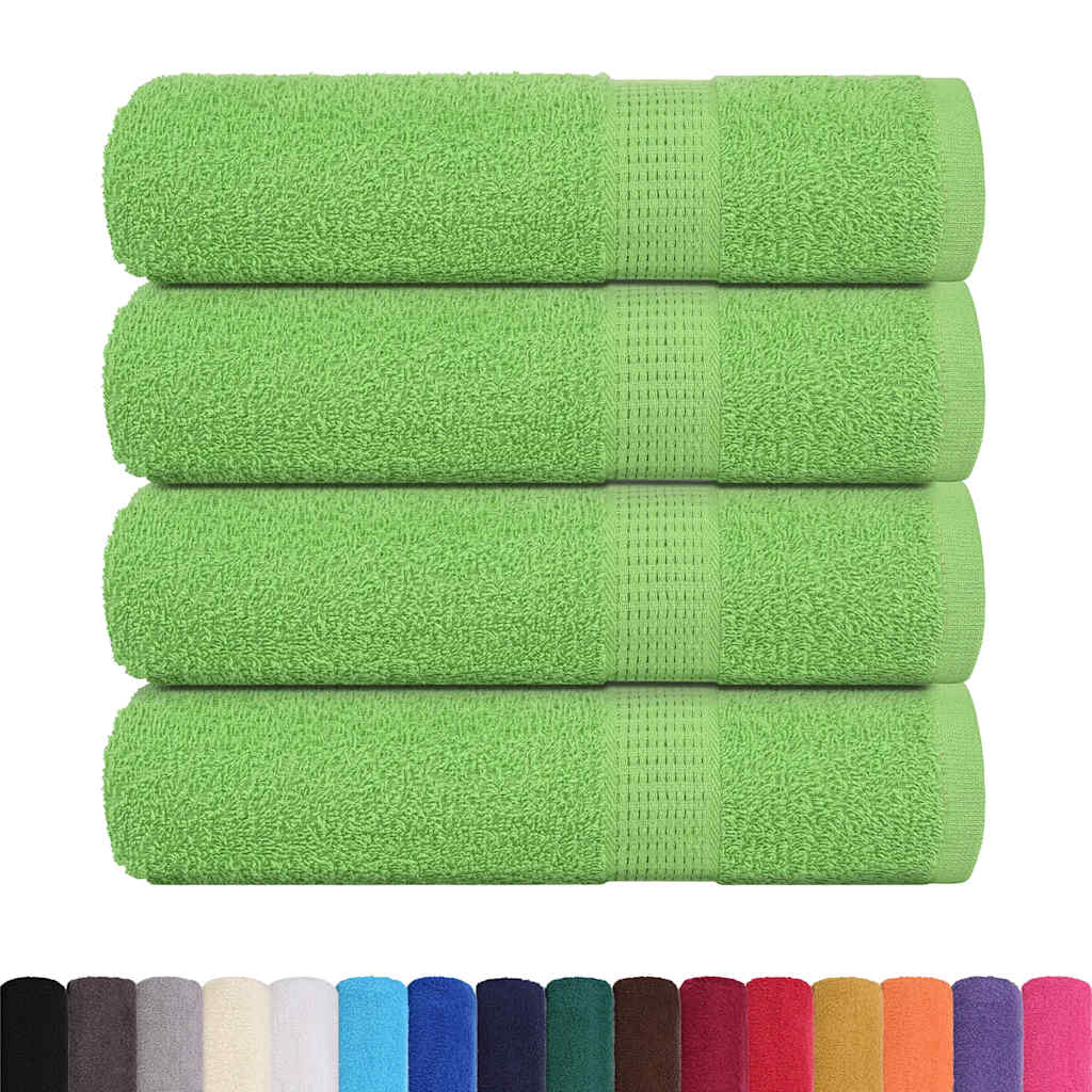 Ručnici za tuširanje FROGN 4 kom jabukasto zelene 70x140 cm 360 g/m²