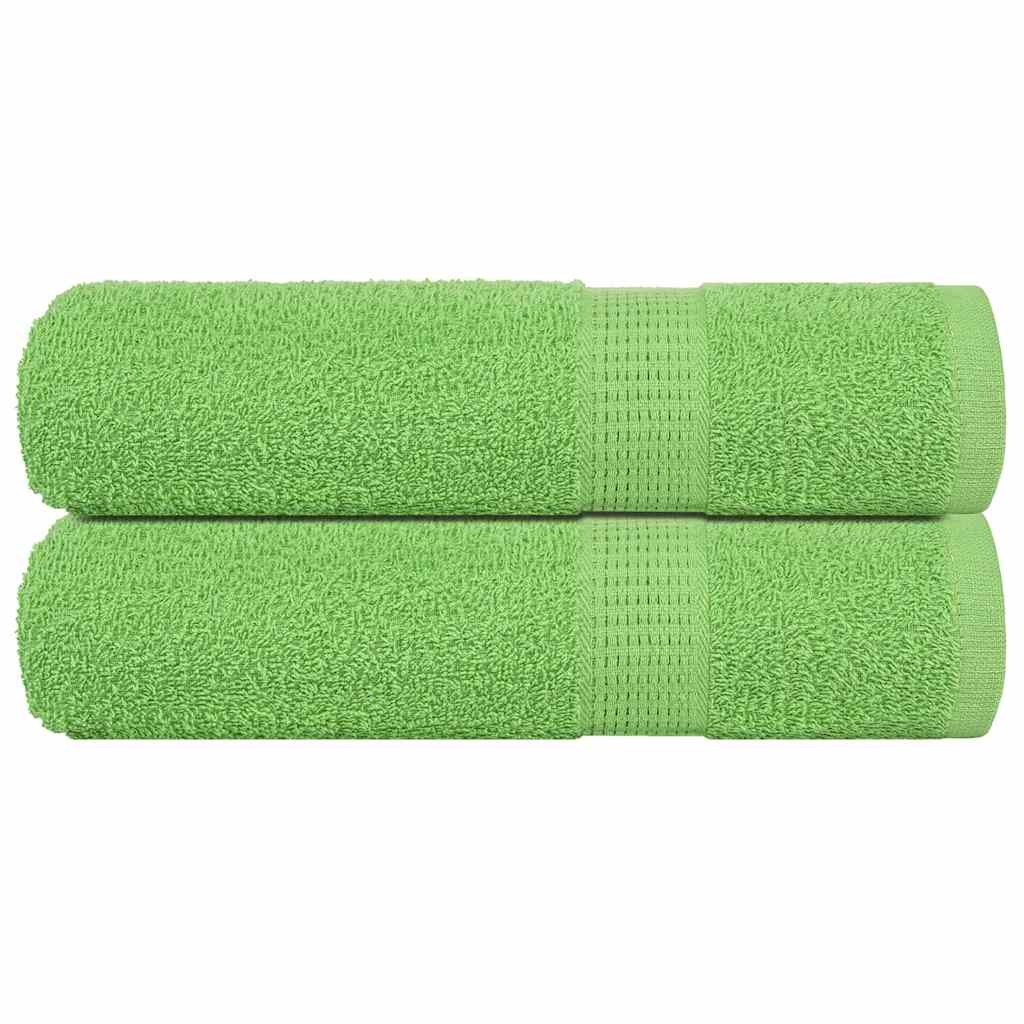 Ručnici za kupanje FROGN 2 kom jabukasto zelene 100x150 cm 360 g/m²