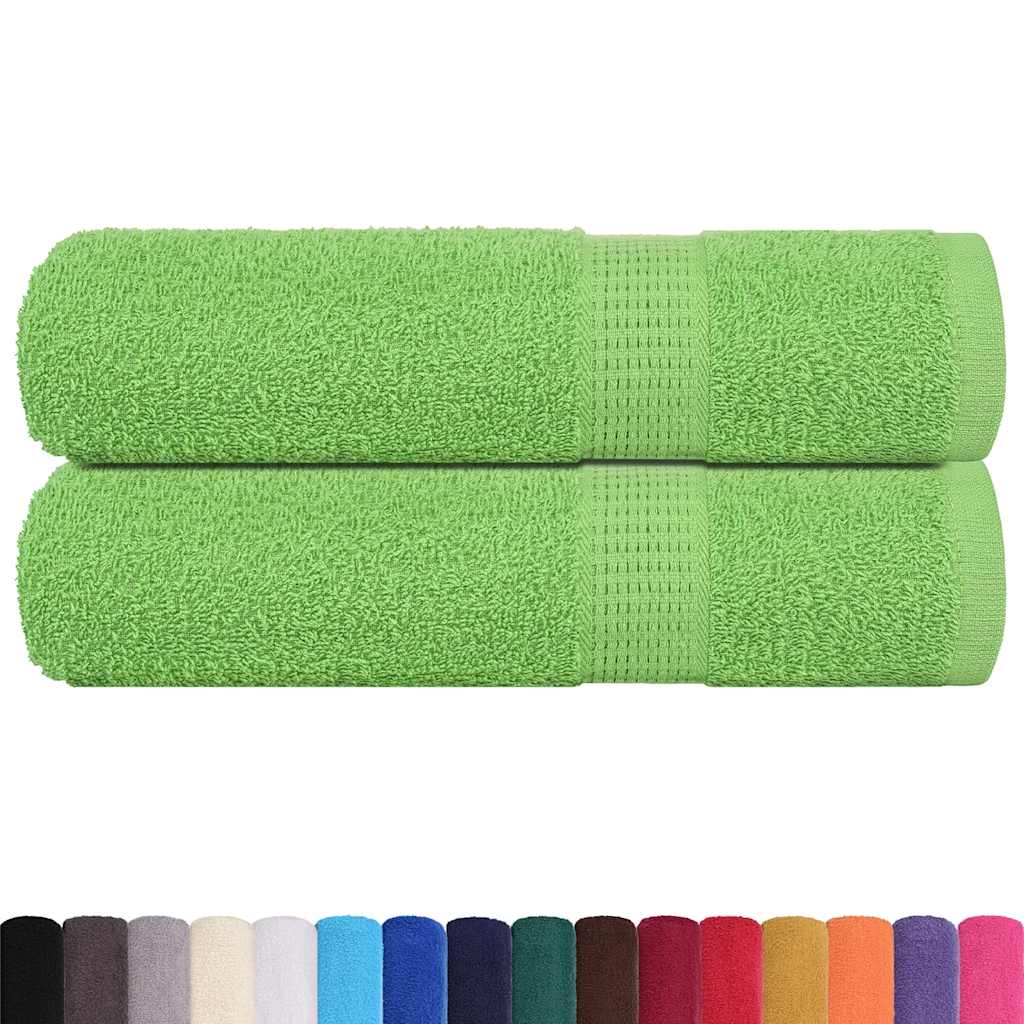 Ručnici za kupanje FROGN 2 kom jabukasto zelene 100x150 cm 360 g/m²