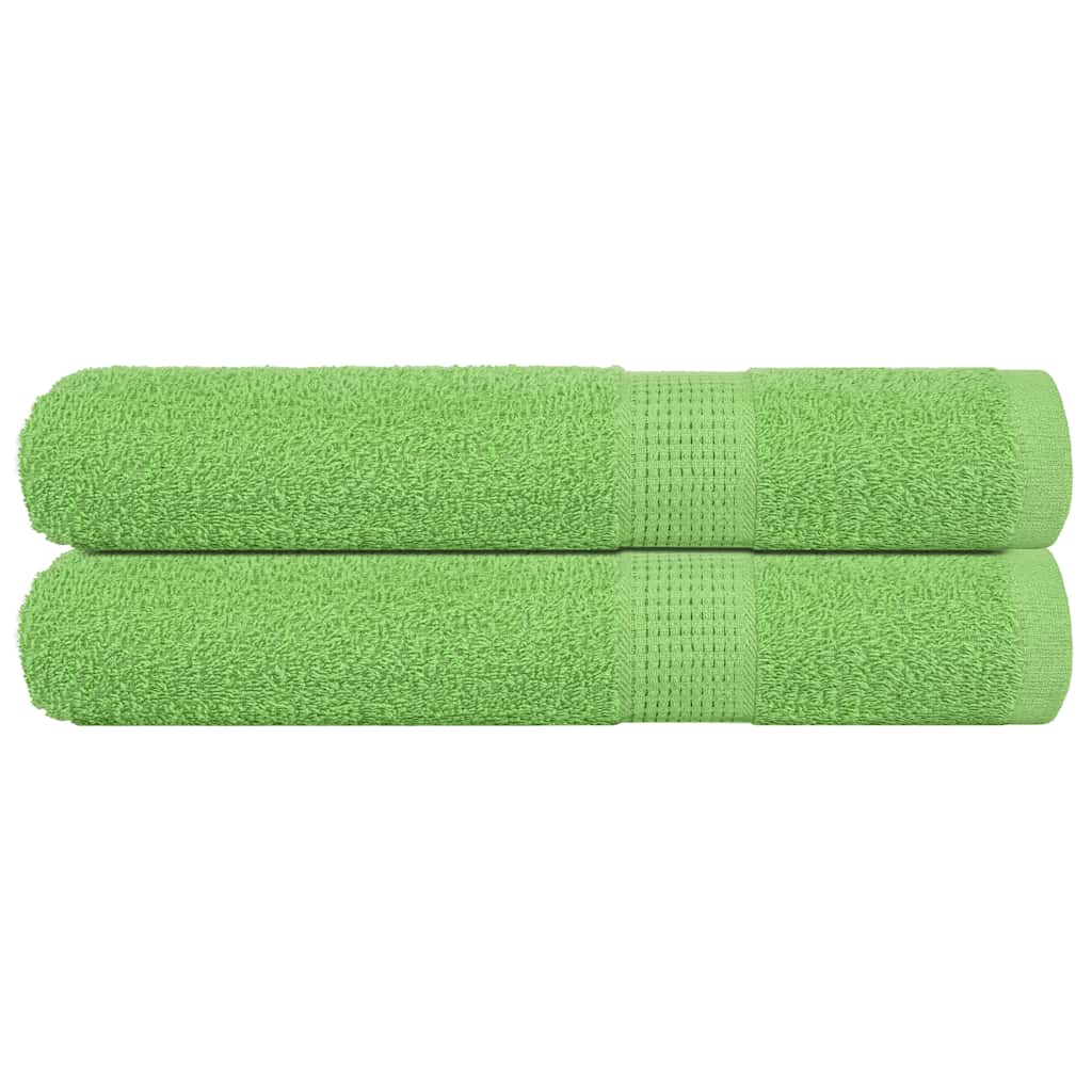 Ručnici FROGN 2 kom Jabučno zelene boje 100x200 cm 360 g/m²