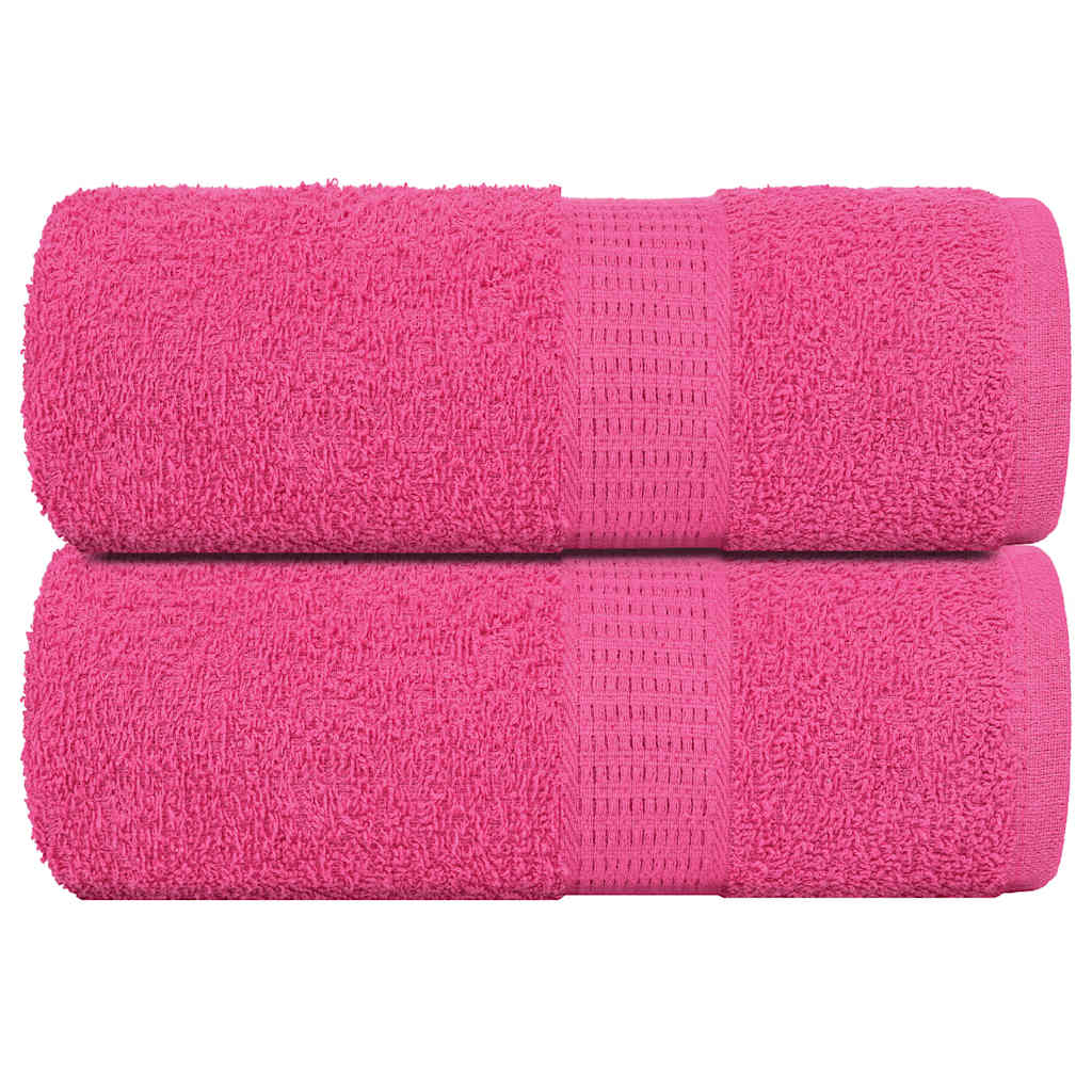 Ručnici za pranje ŽABA 2 kom. Roze 30x30 cm 360 g/m²