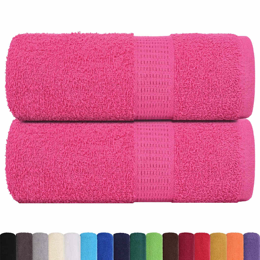 Ručnici za pranje ŽABA 2 kom. Roze 30x30 cm 360 g/m²