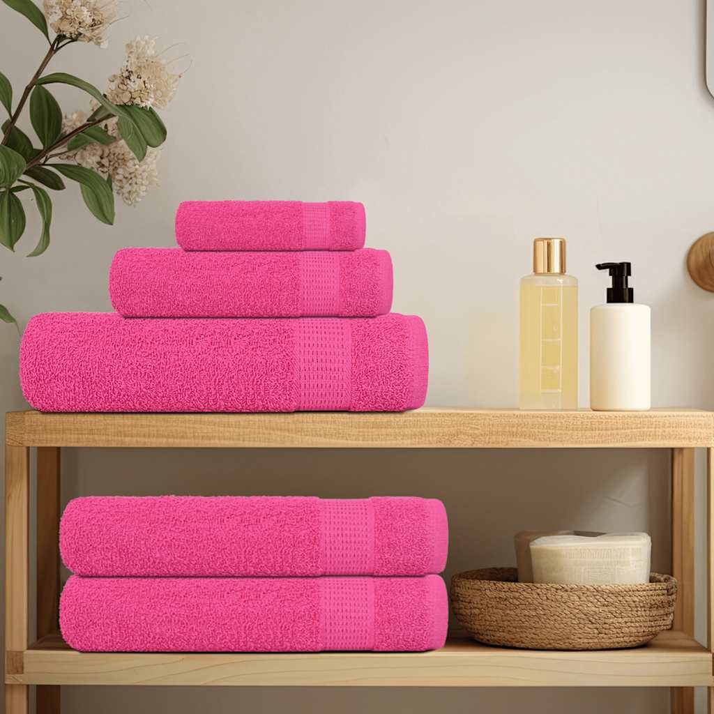 Ručnici za pranje ŽABA 2 kom. Roze 30x30 cm 360 g/m²