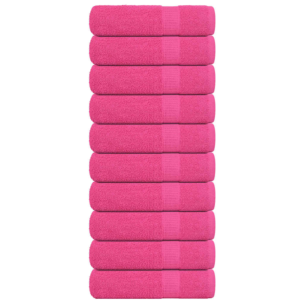 Ručnici za tuširanje FROGN 10 kom roza 70x140 cm 360 g/m²