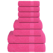Set ručnika FROGN od 8 dijelova ružičasti 360 g/m²