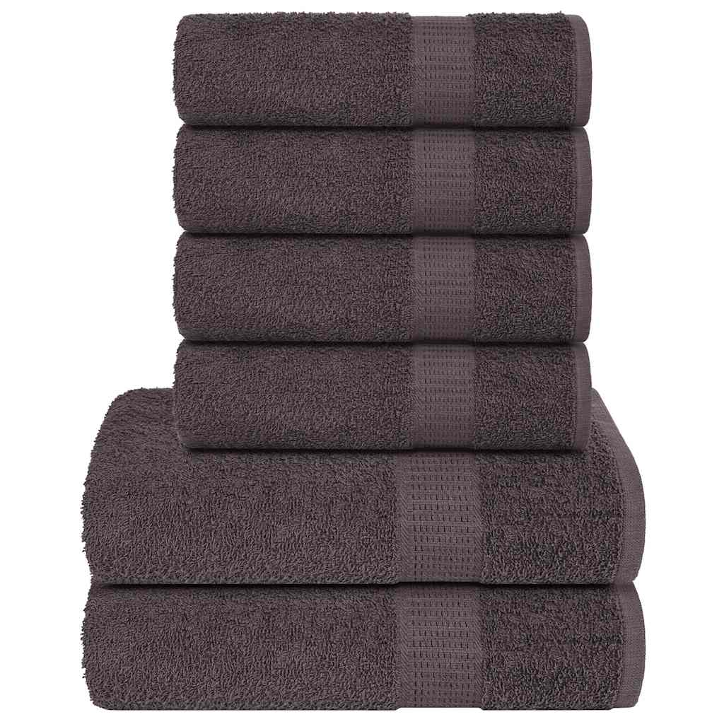 Set ručnika FROGN od 6 dijelova antracit 360 g/m²