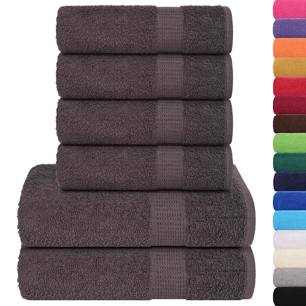 Set ručnika FROGN od 6 dijelova antracit 360 g/m²