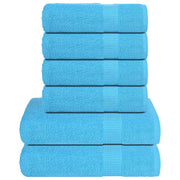 Set ručnika od 6 dijelova FROGN tirkizni 360 g/m²
