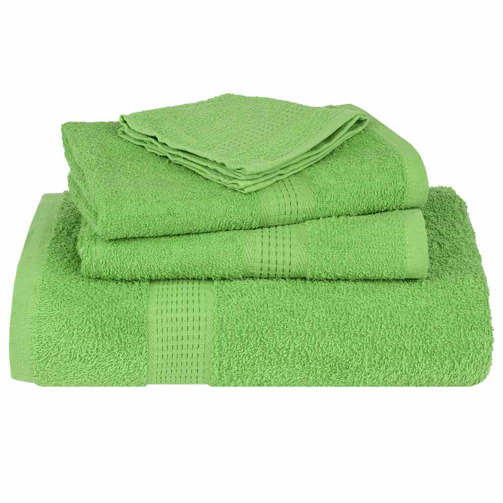 Set ručnika FROGN od 6 dijelova jabukasto zelene boje 360 g/m²