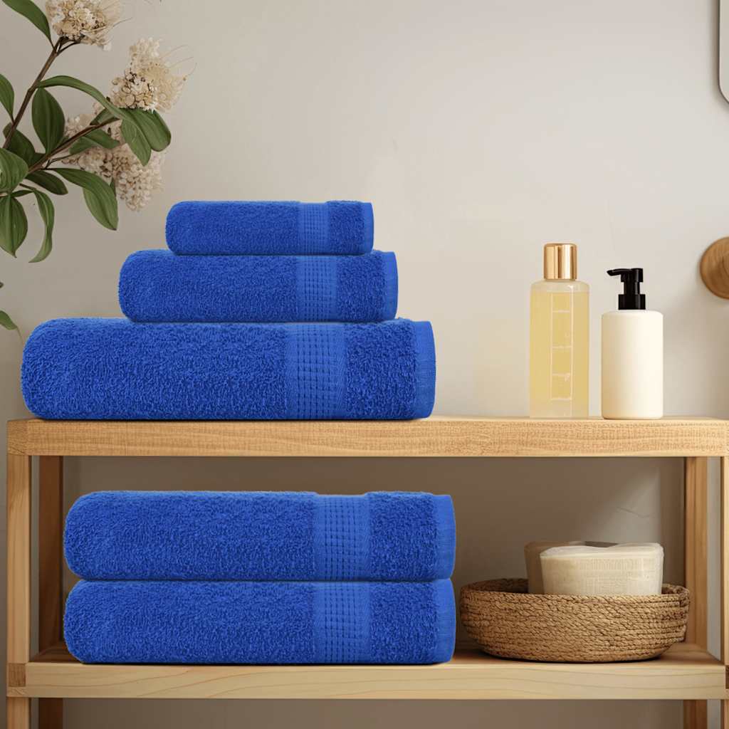 Set ručnika FROGN od 12 dijelova plavi 360 g/m²