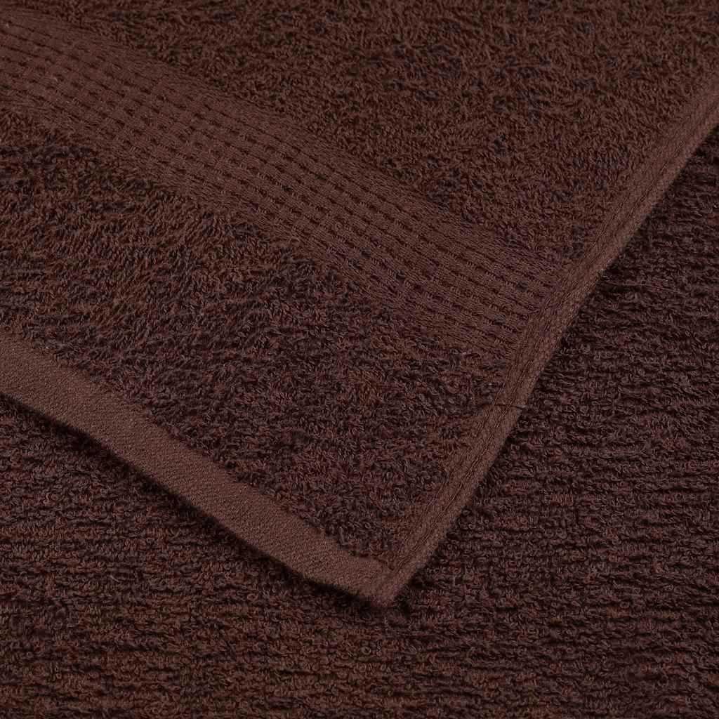 Set ručnika FROGN od 12 dijelova smeđi 360 g/m²