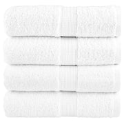 Premium ručnici za goste SOLUND 4 kom. Bijeli 30x50 cm 600 g/m²