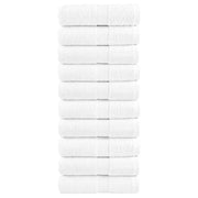 Premium ručnici za goste SOLUND 10 kom. Bijeli 30x50 cm 600 g/m²