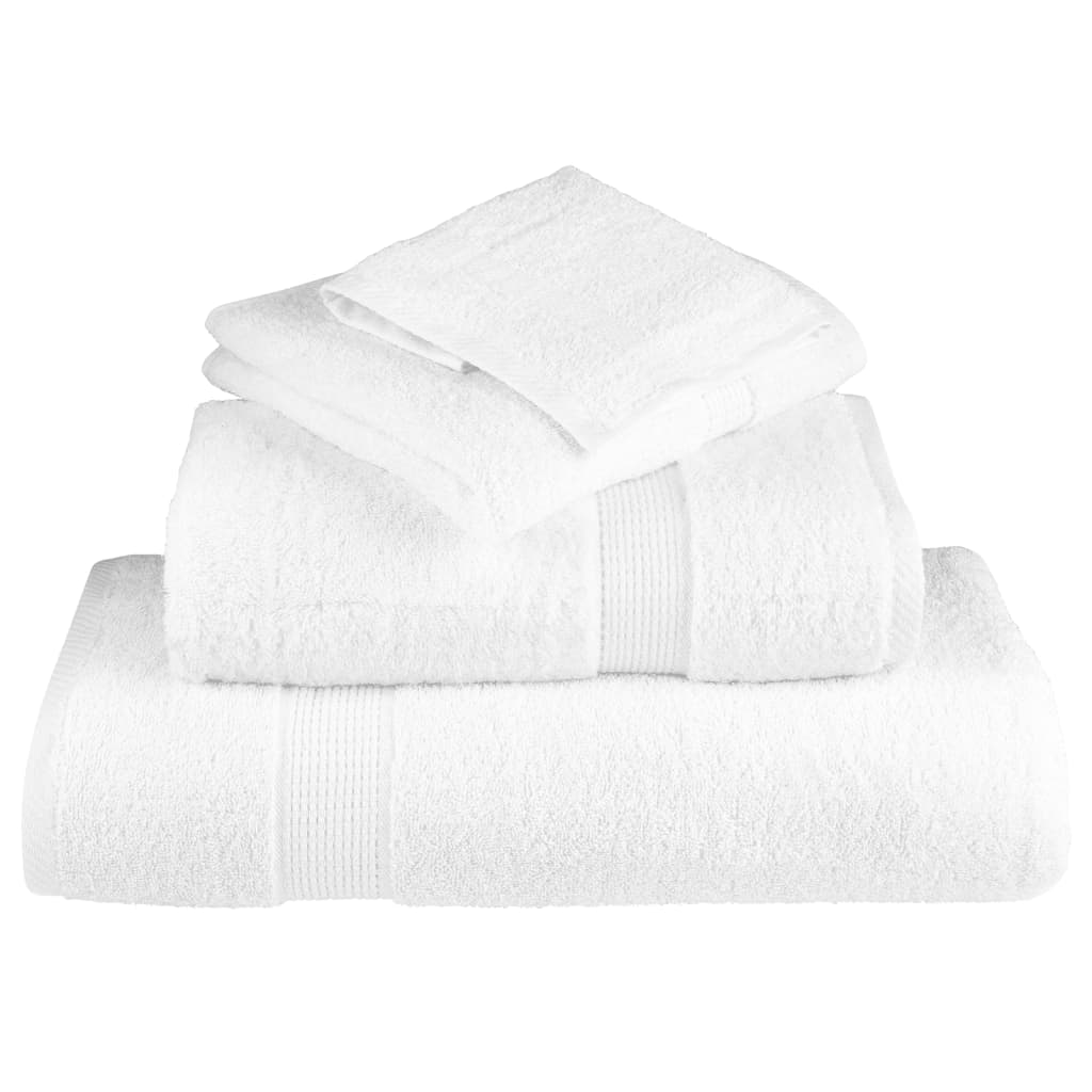 Premium ručnici za goste SOLUND 10 kom. Bijeli 30x50 cm 600 g/m²