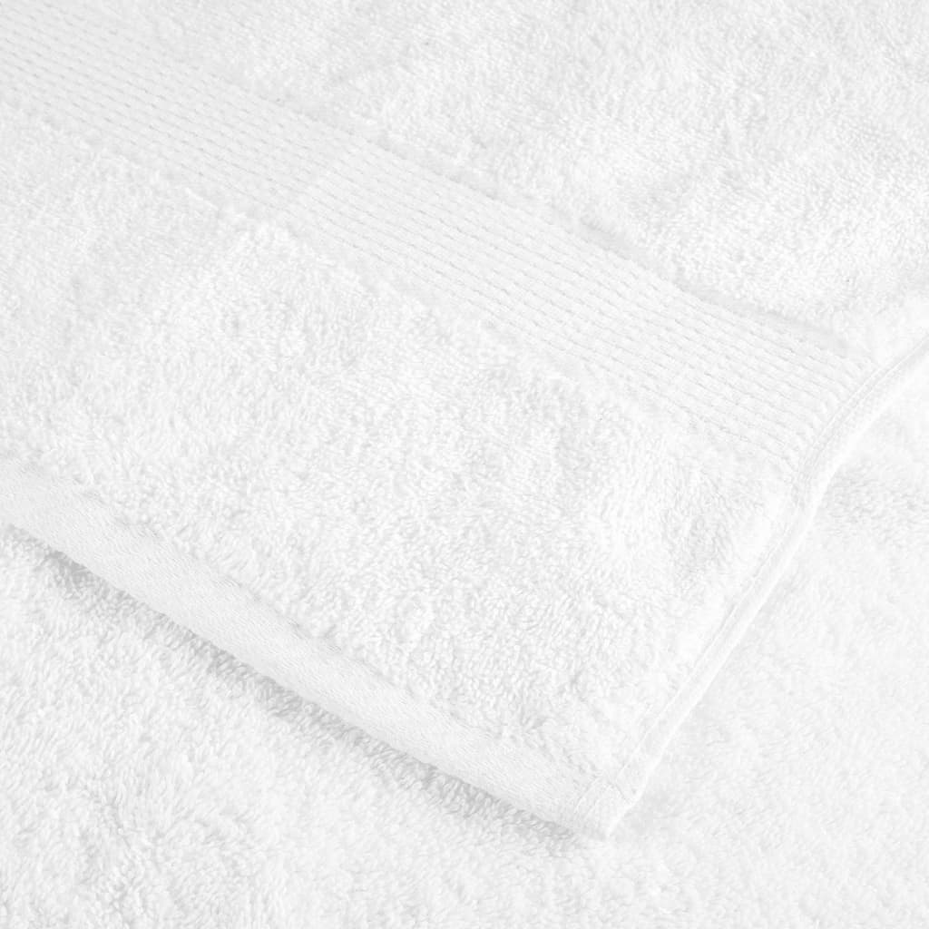 Premium ručnici za goste SOLUND 10 kom. Bijeli 30x50 cm 600 g/m²